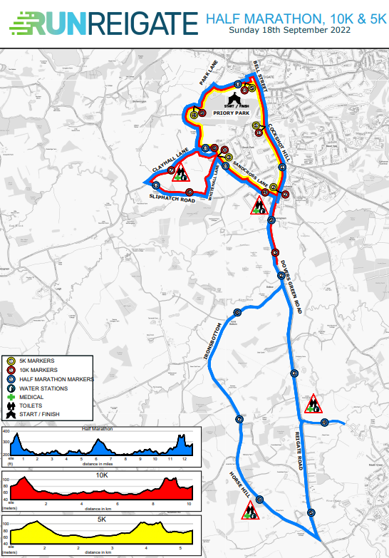 Latest News Horley Town Council   Run Reigate Map 